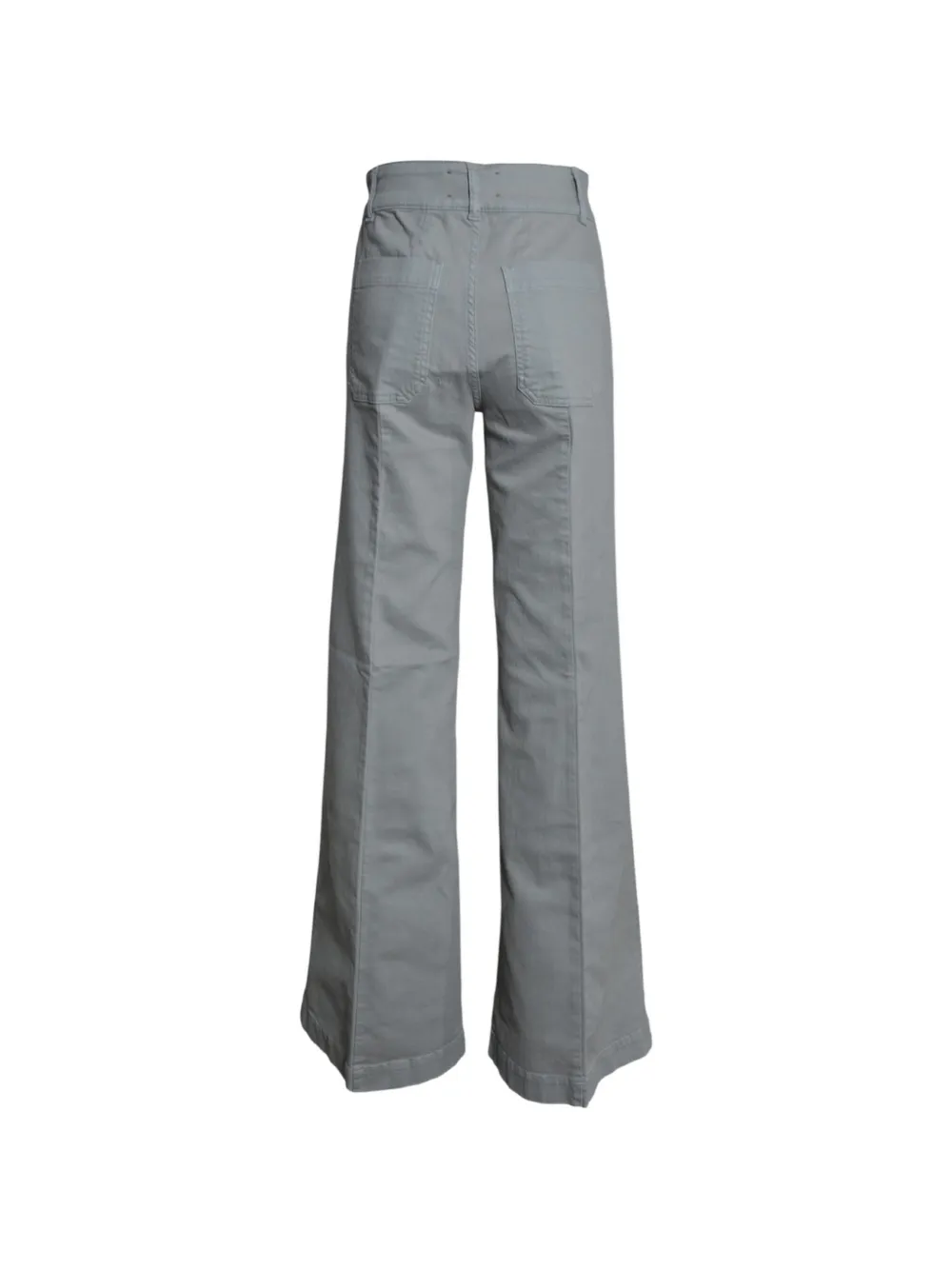 Seafarer Jeans met wijde pijpen en opgestikte zak Groen