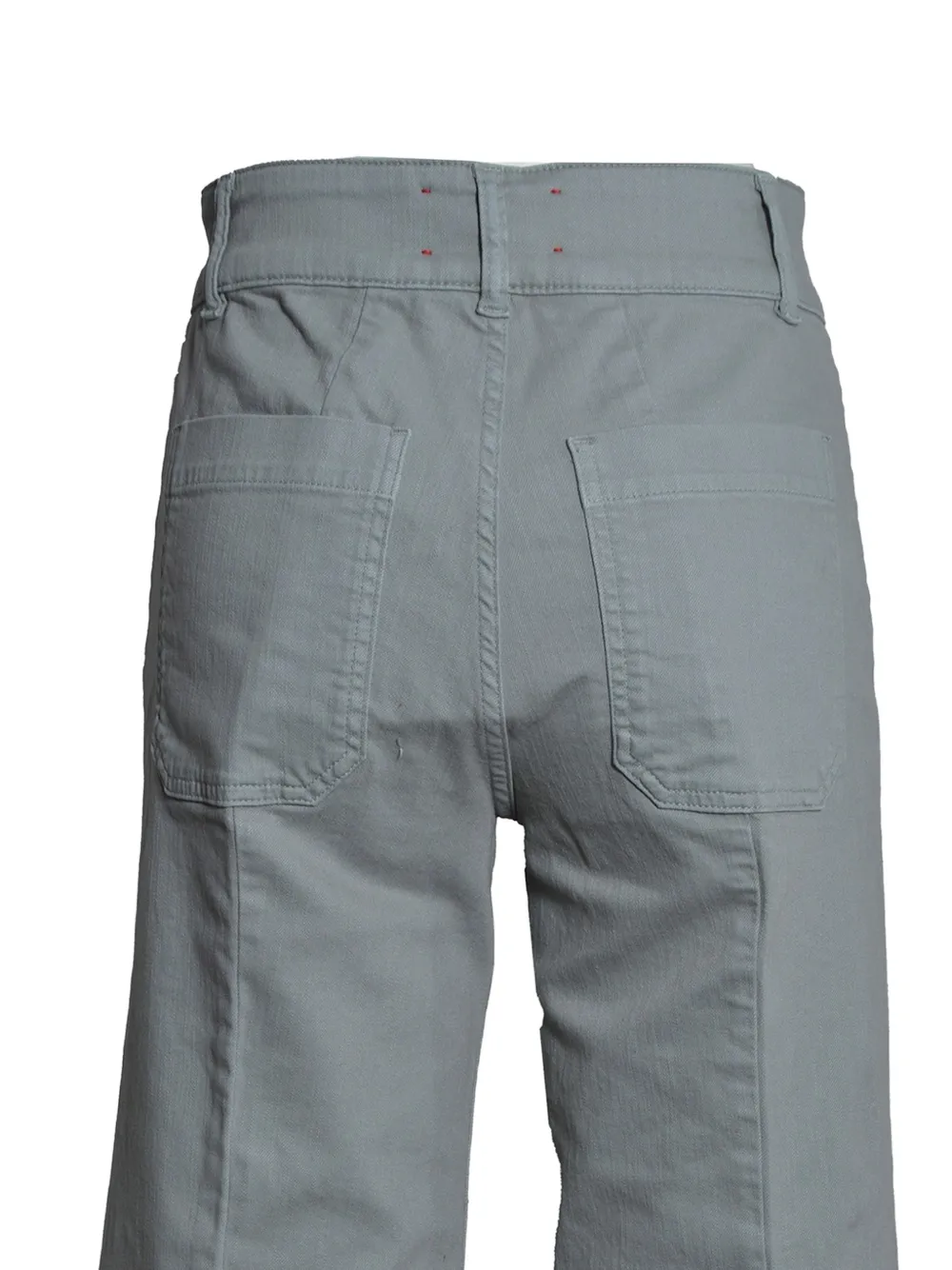Seafarer Jeans met wijde pijpen en opgestikte zak Groen