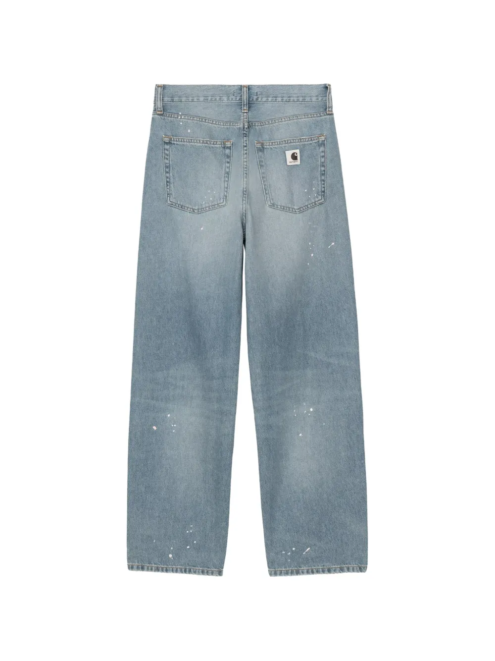  Carhartt Wip Vaqueros Arin Con Salpicadura De Pintura - Azul 