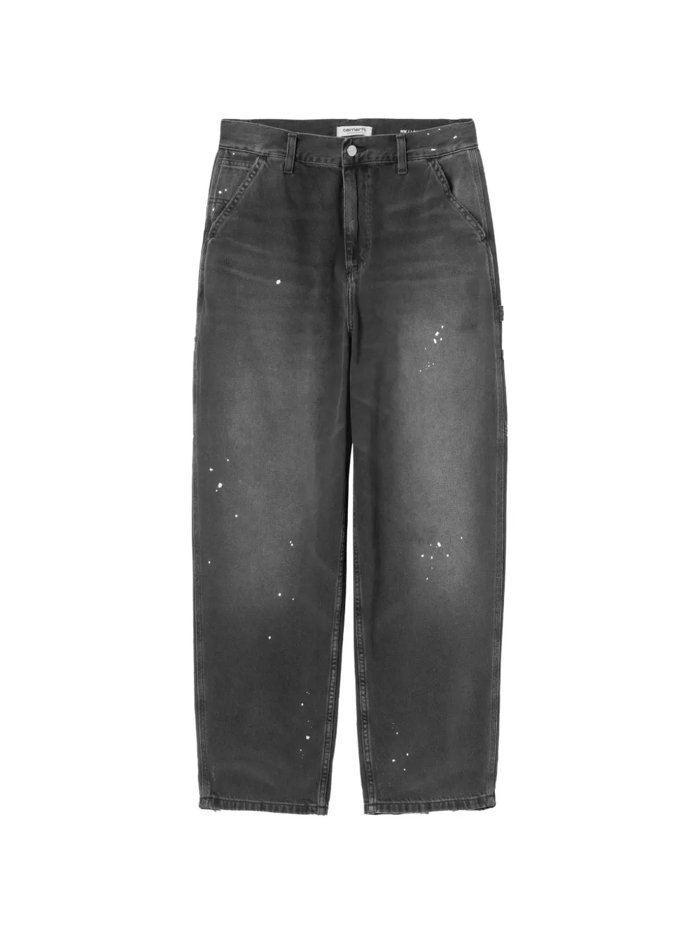 Carhartt WIP paint-splatter Single Knee trousers - Grigio