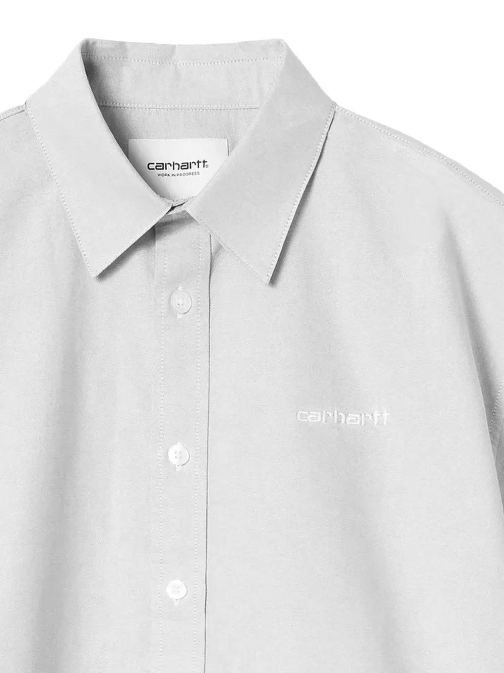 Carhartt WIP Kaia overhemd met geborduurd logo Wit