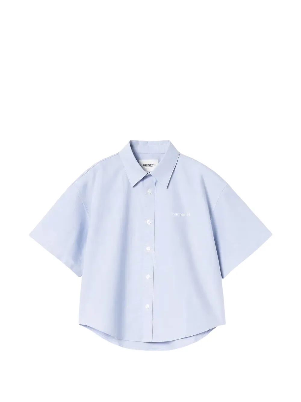 Carhartt WIP Kaia logo-embroidered shirt - Blau