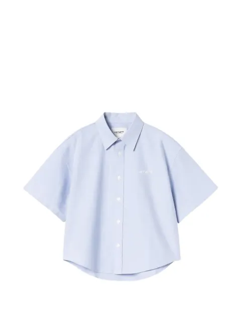 Carhartt WIP Kaia logo-embroidered short-sleeve shirt