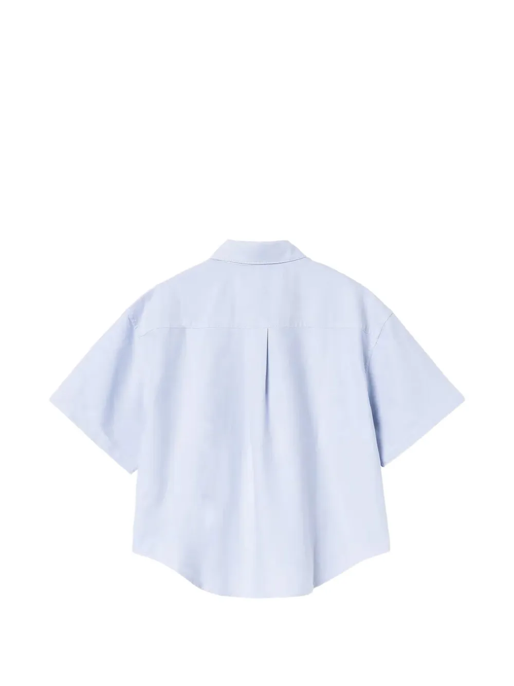 Carhartt WIP Overhemd met geborduurd logo en korte mouwen Blauw