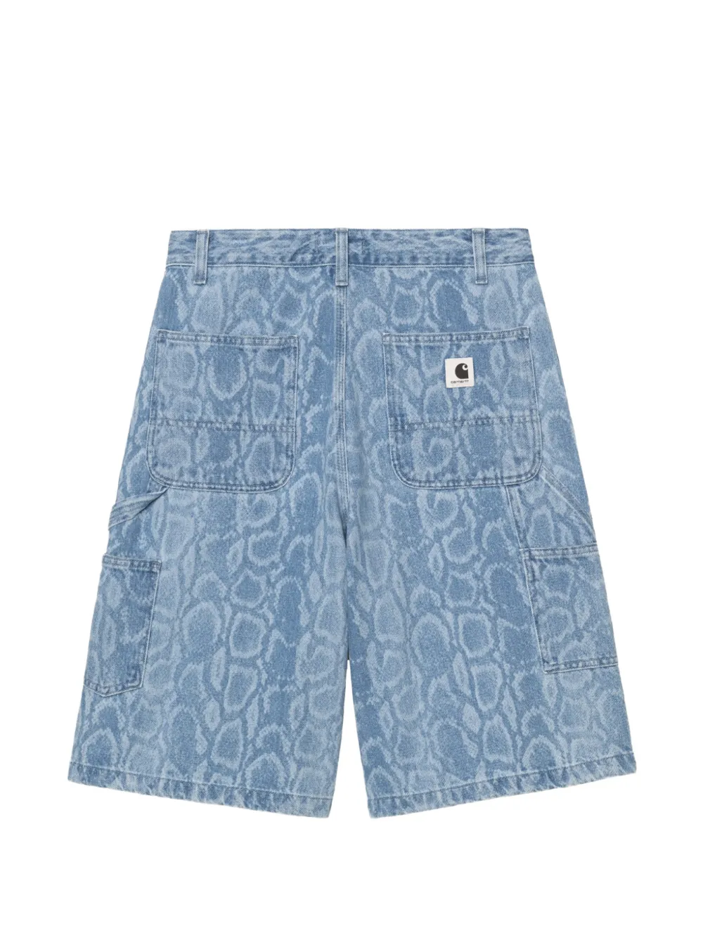 Carhartt WIP Snake Nixon shorts Blauw