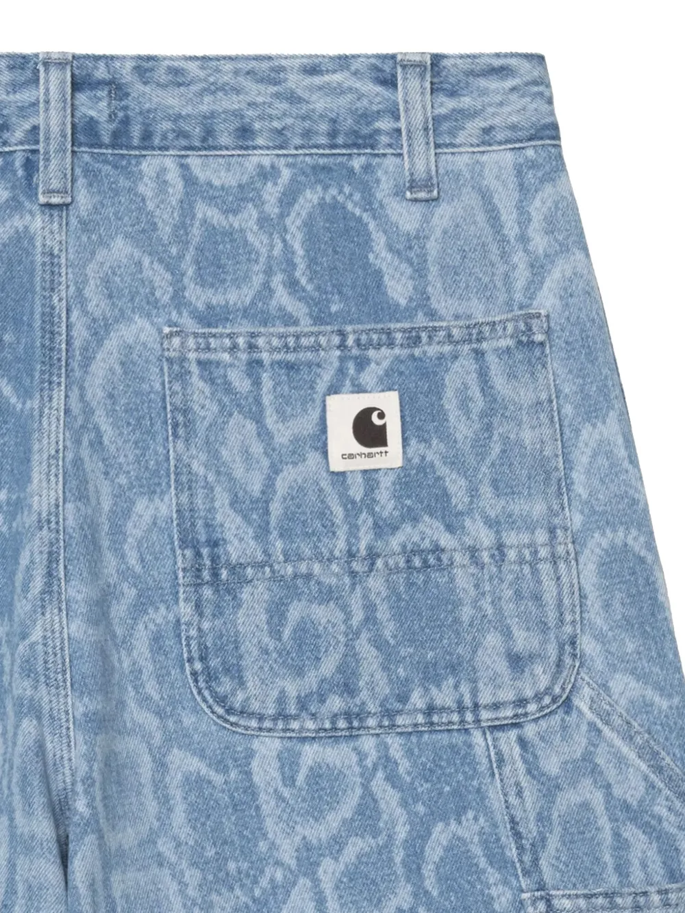 Carhartt WIP Snake Nixon shorts Blauw