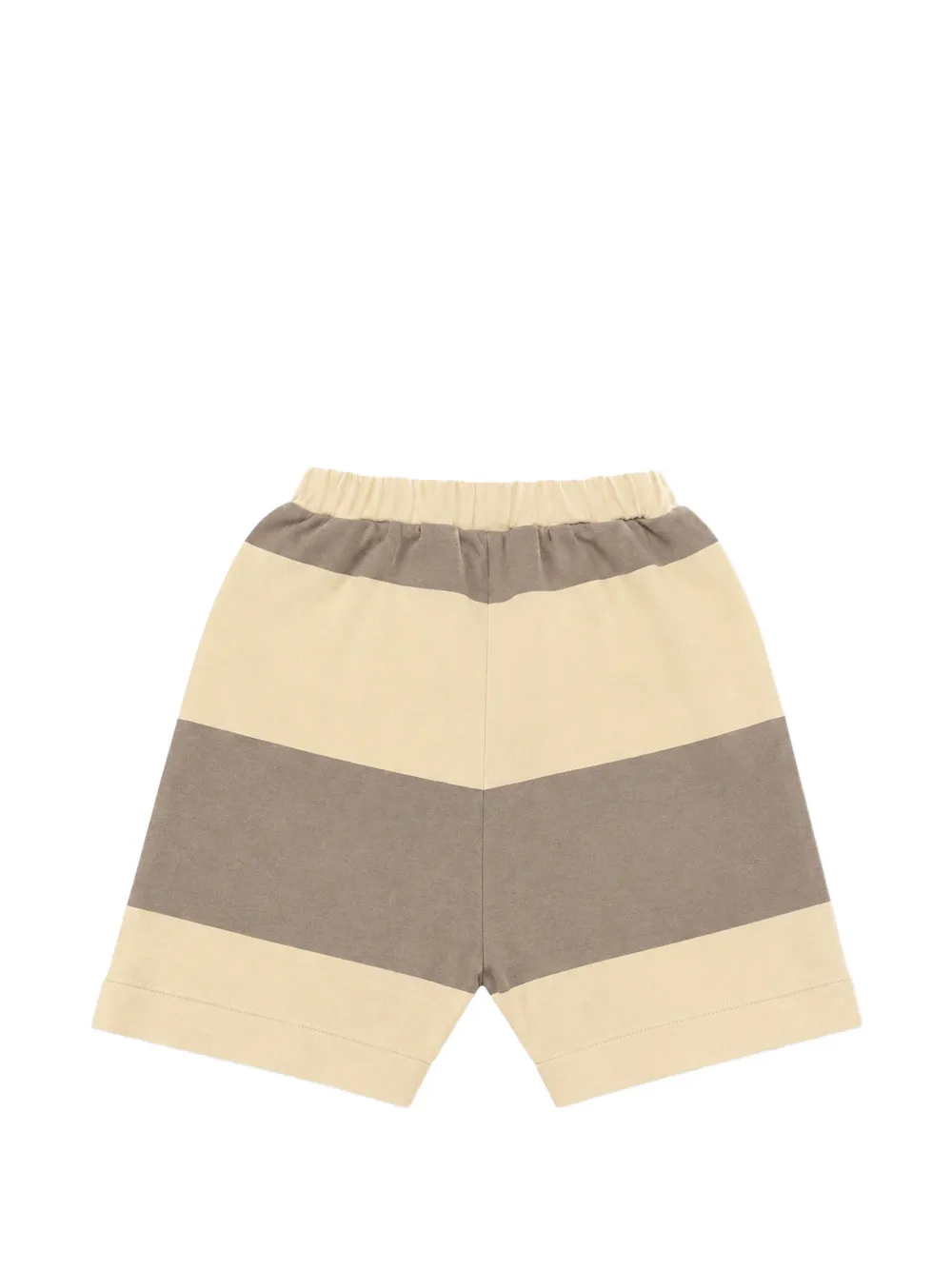minimù striped elasticated-waist shorts - Toni neutri