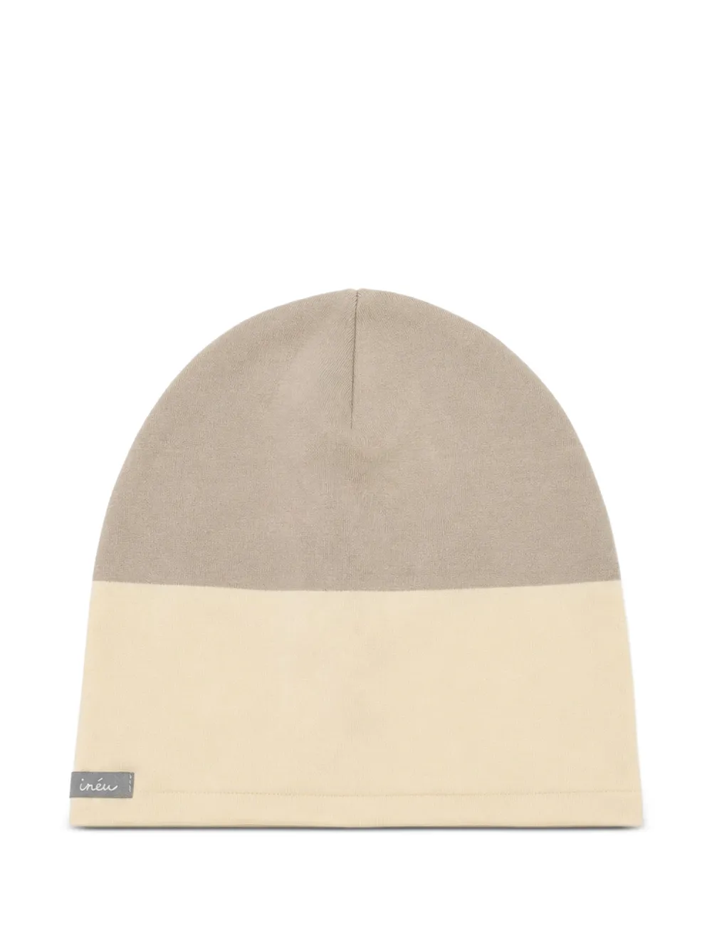 minimù two-tone beanie hat - Toni neutri