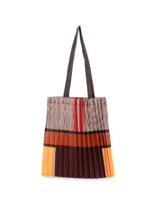 MULTITUDES BAGS Smeralda Pleated Striped Tote Bag | Green | FARFETCH