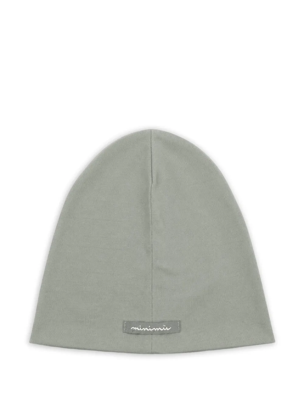 minimù logo-patch beanie hat - Grigio