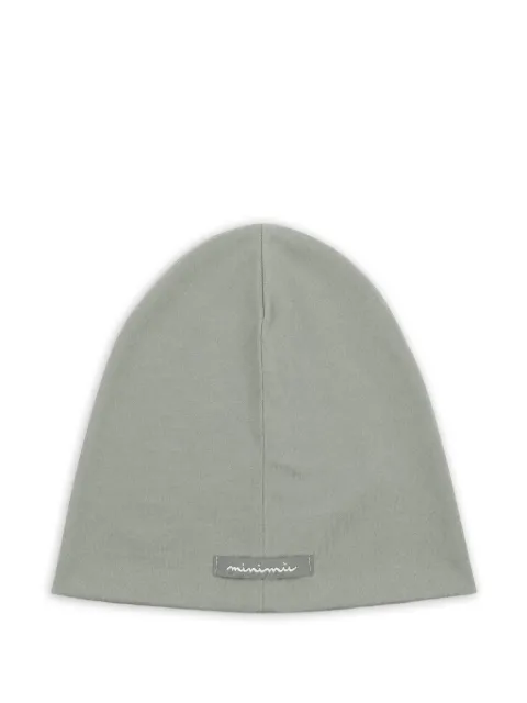 minimù logo-patch beanie hat