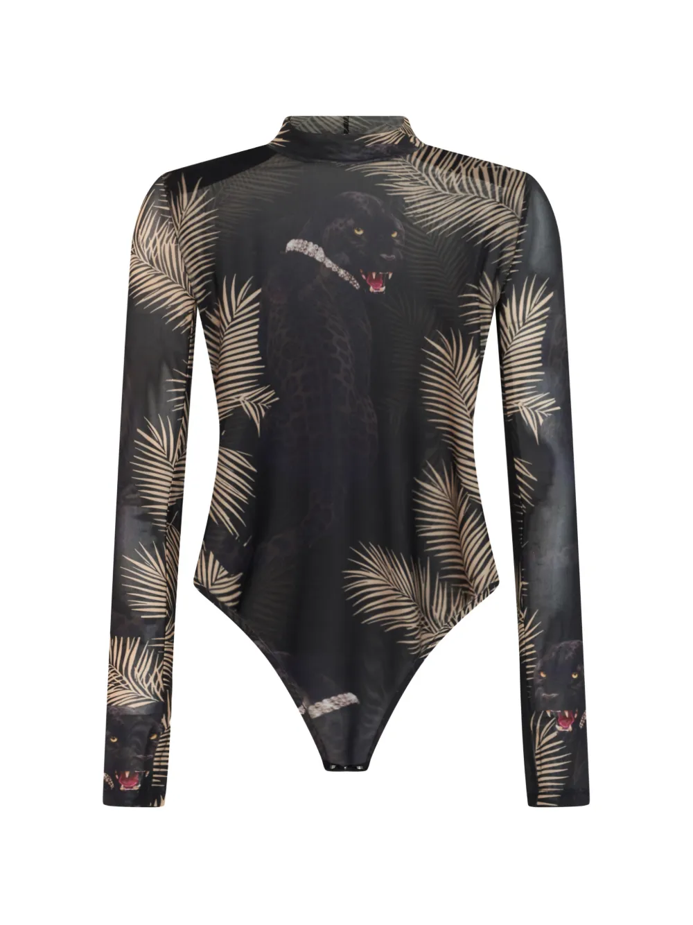 Philipp Plein Panthere Prive tulen body Zwart