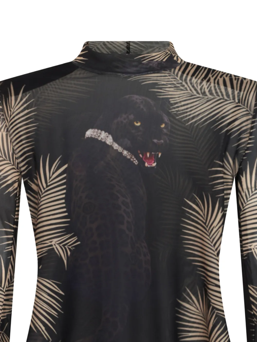 Philipp Plein Panthere Prive tulen body Zwart