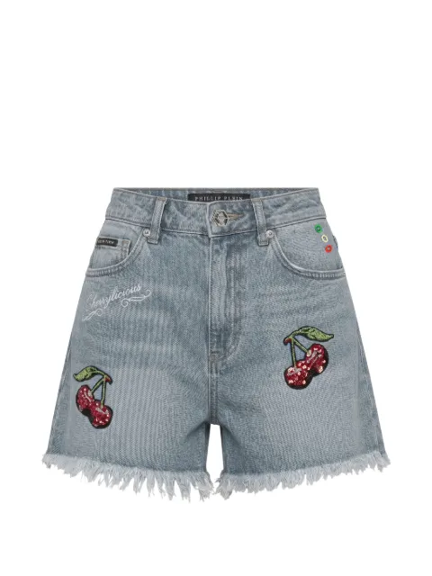 Philipp Plein belt-loops shorts