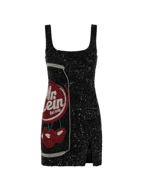 Philipp Plein Mr Plein Cherry Can crystal-embellished mini dress
