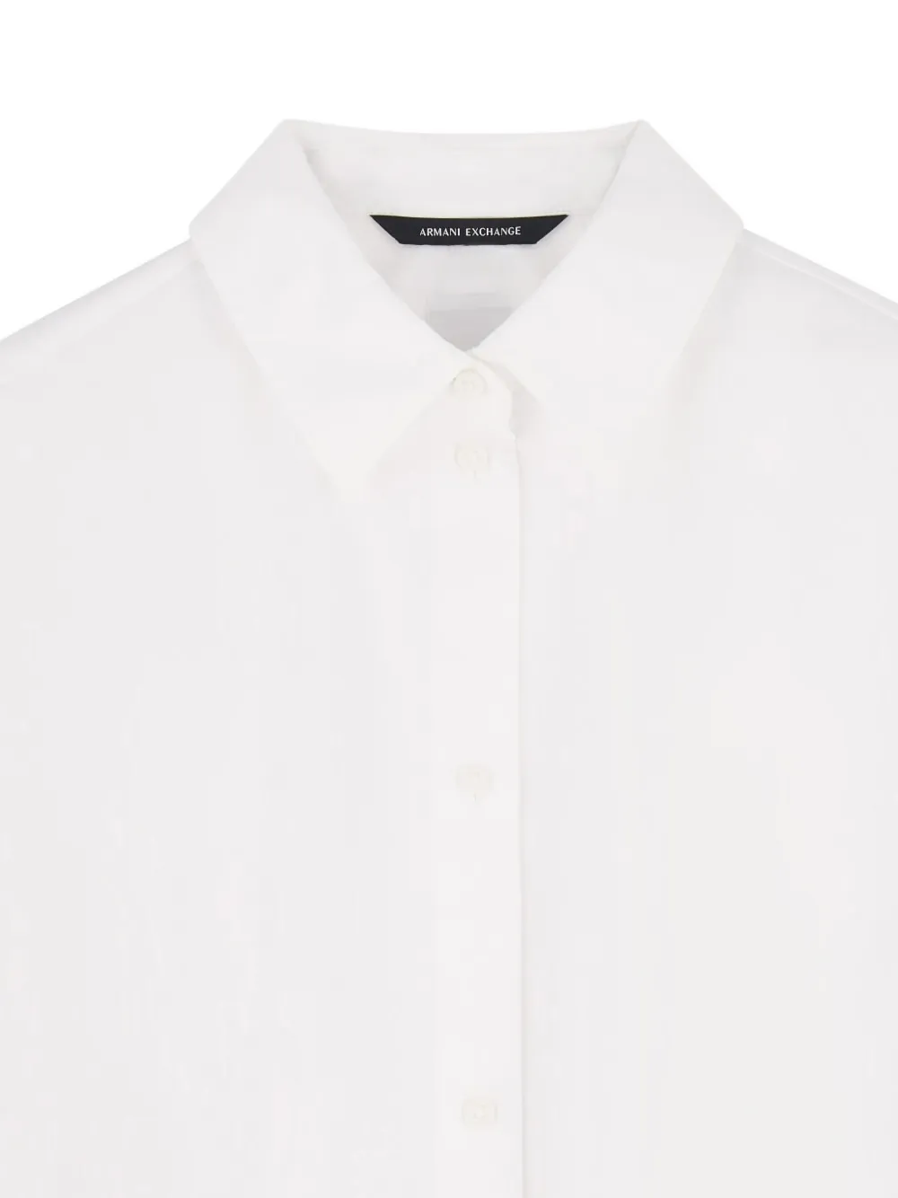 Armani Exchange Blouse met pofmouwen Wit