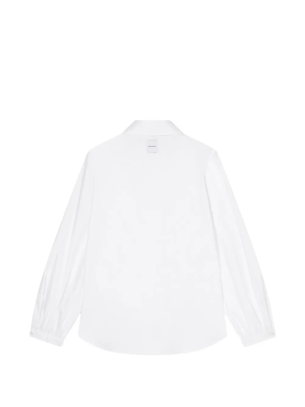 Armani Exchange Blouse met pofmouwen Wit