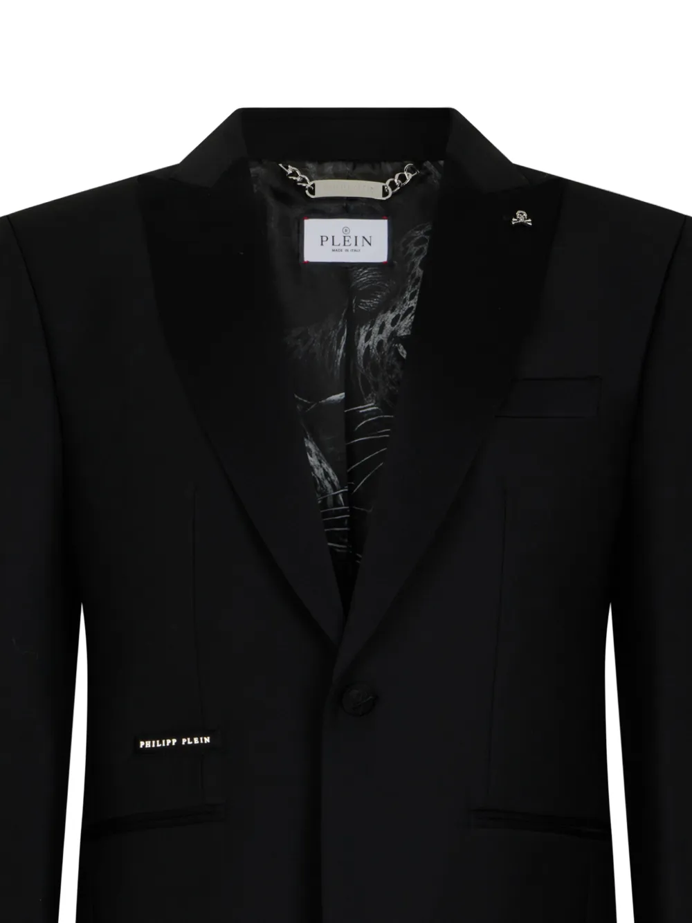 Philipp Plein Blazer met puntige revers Zwart