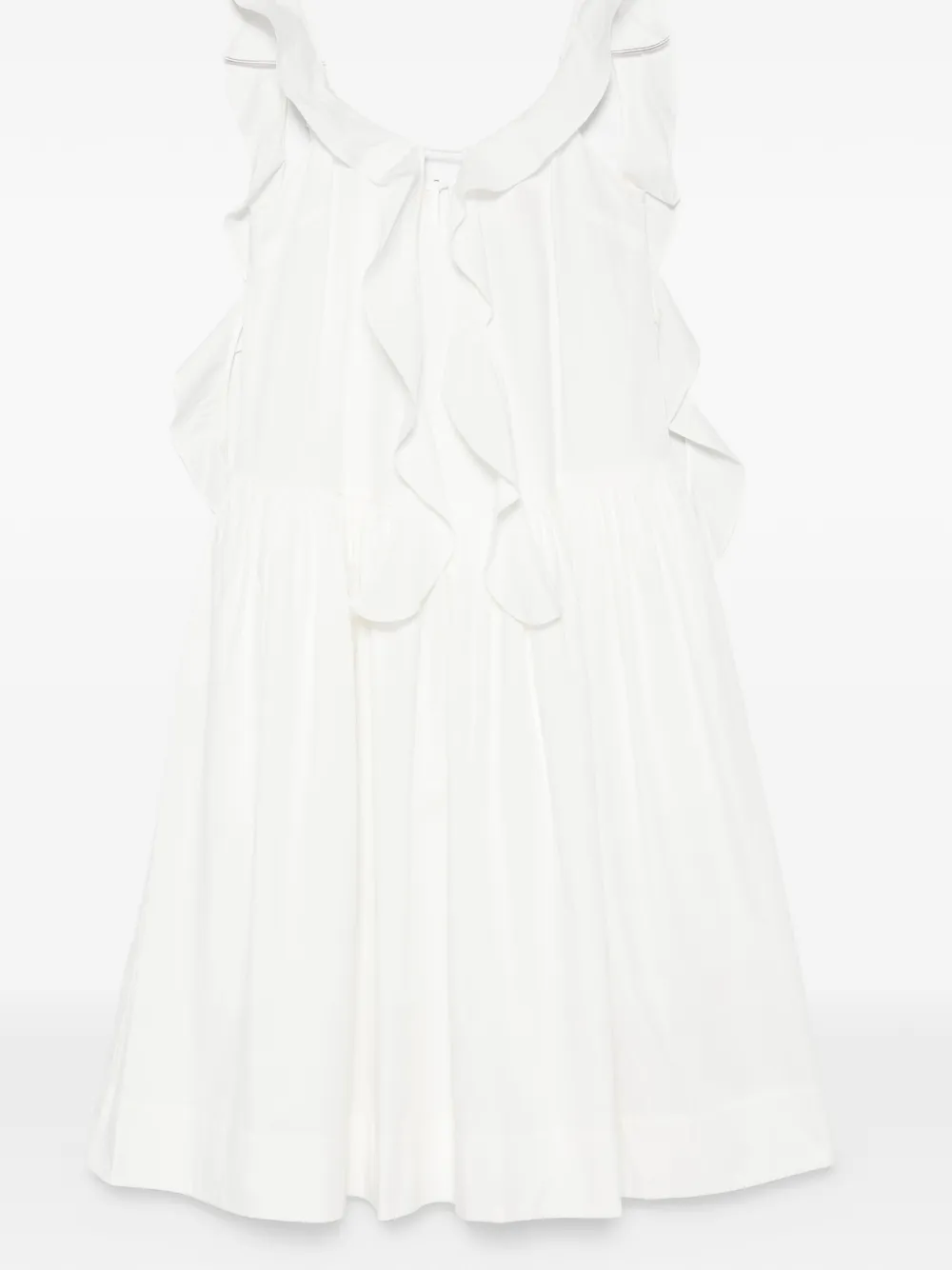 Maggie Marilyn ruffled-trim sleeveless midi dress