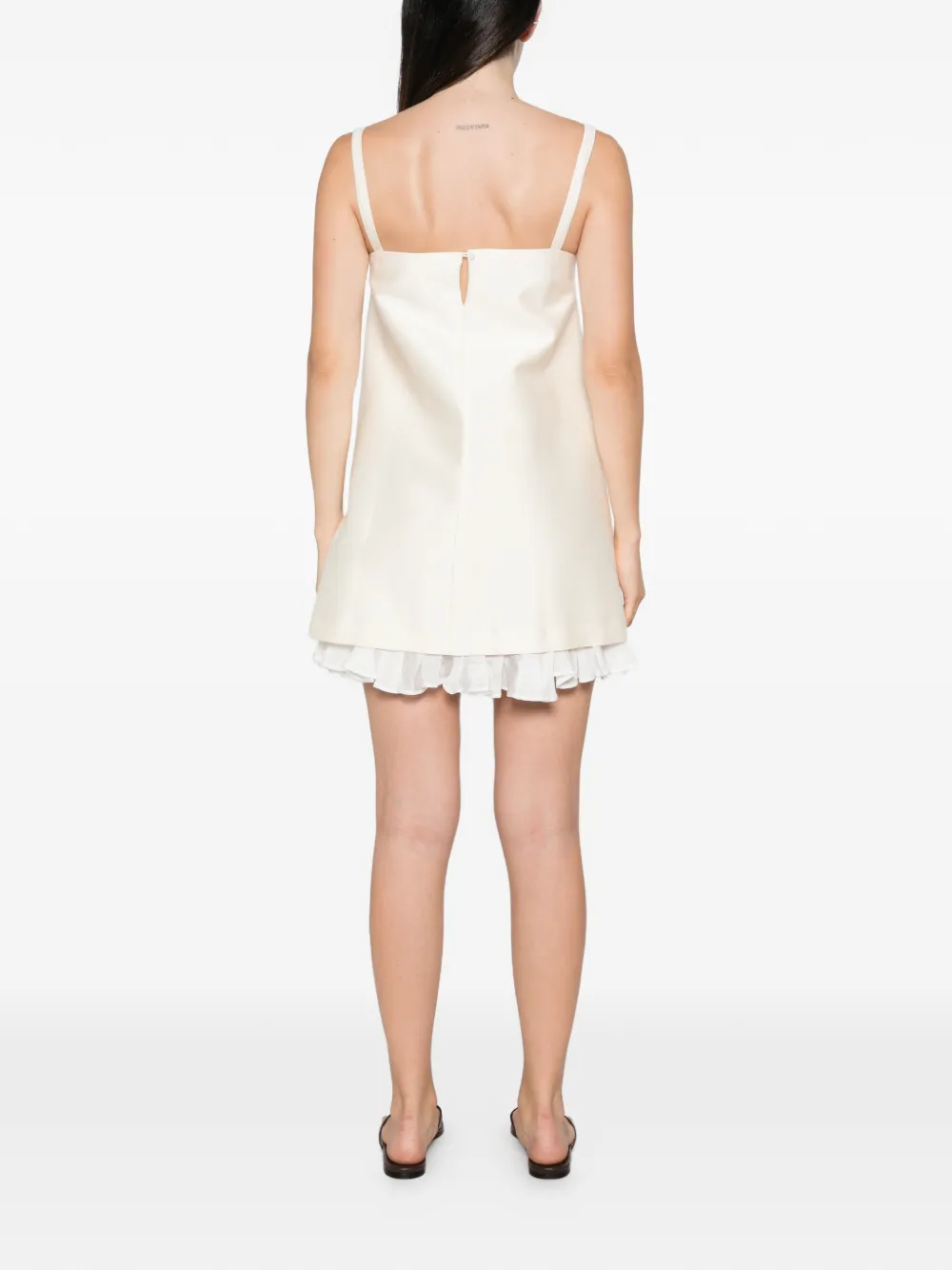 Maggie Marilyn Someday Soon mini-jurk met ruches Beige