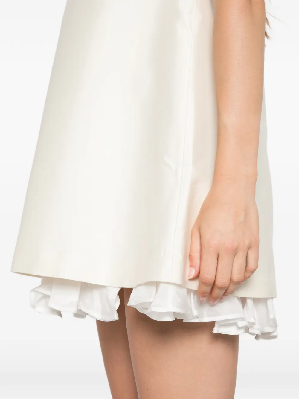 Maggie Marilyn Someday Soon mini-jurk met ruches Beige