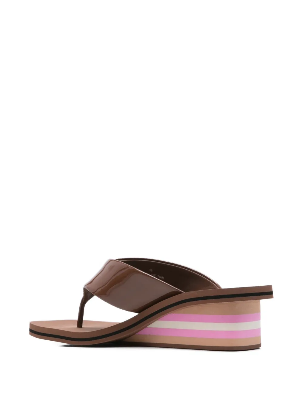 Chloé Swimming cool wedge sandals Bruin