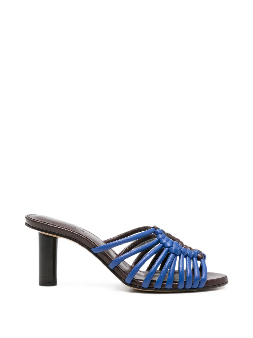 JW Anderson Plot leather heeled sandals Bruin