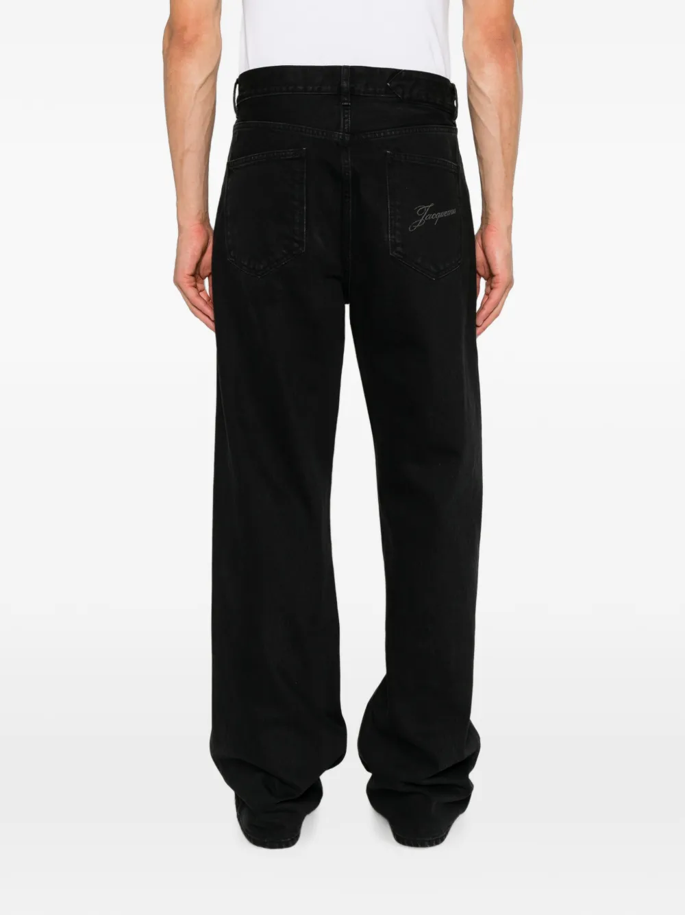 Jacquemus De-Nimes straight jeans Zwart