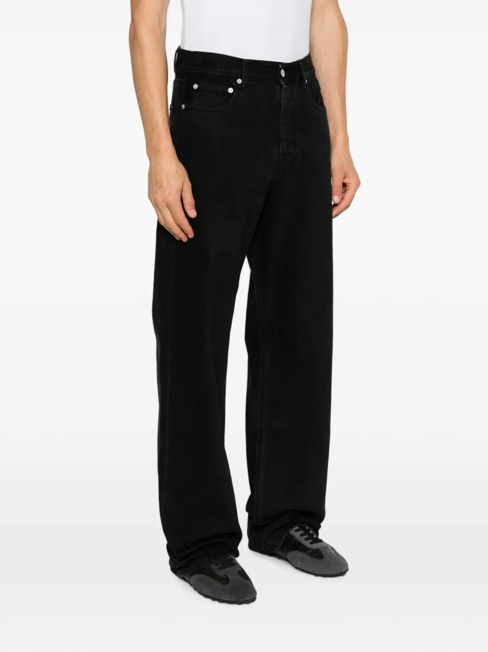 Jacquemus De-Nimes straight jeans Zwart