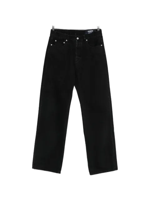 Jacquemus logo-embroidered straight-leg jeans