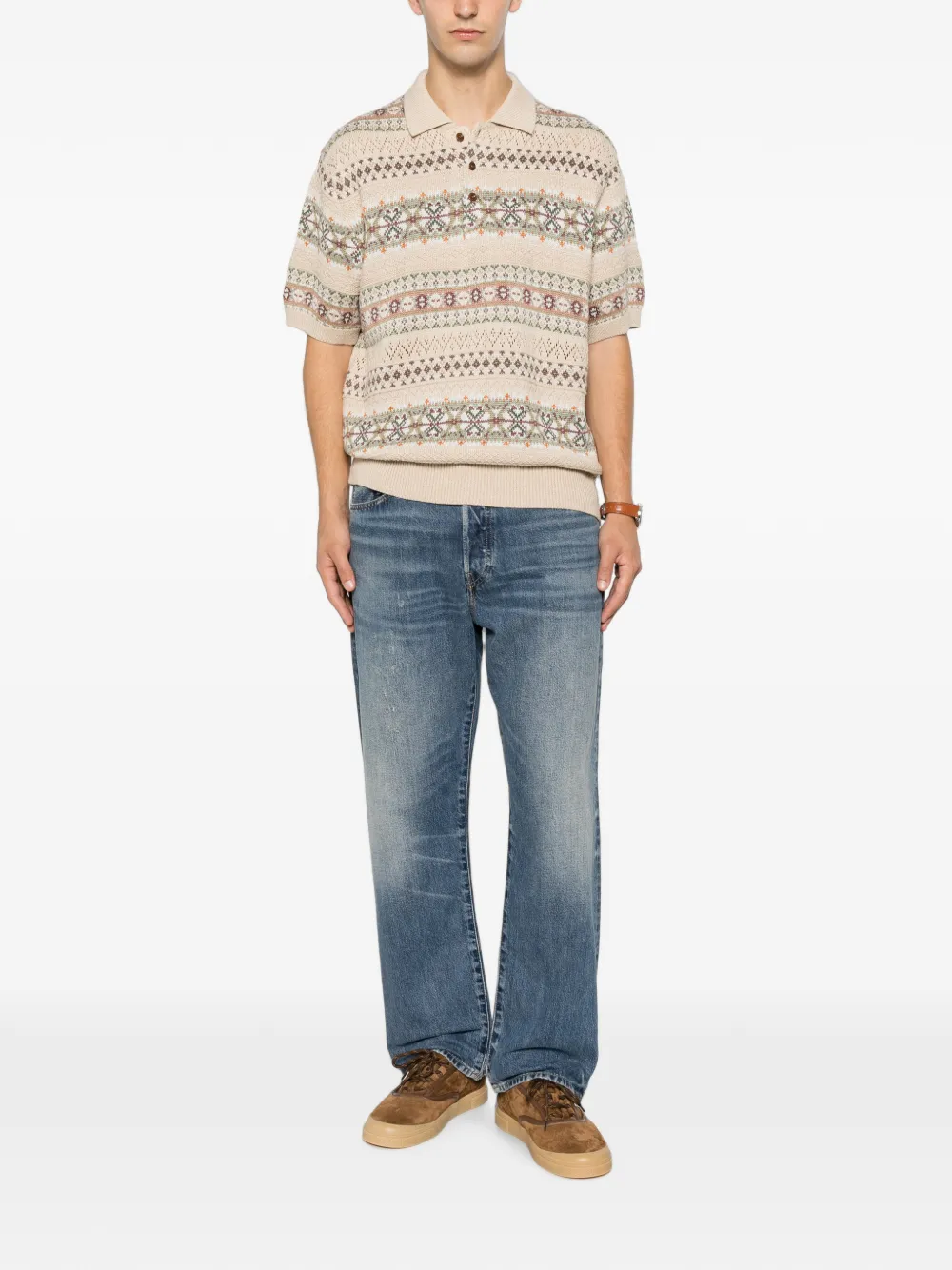 Polo Ralph Lauren Straight jeans met vervaagd effect Blauw