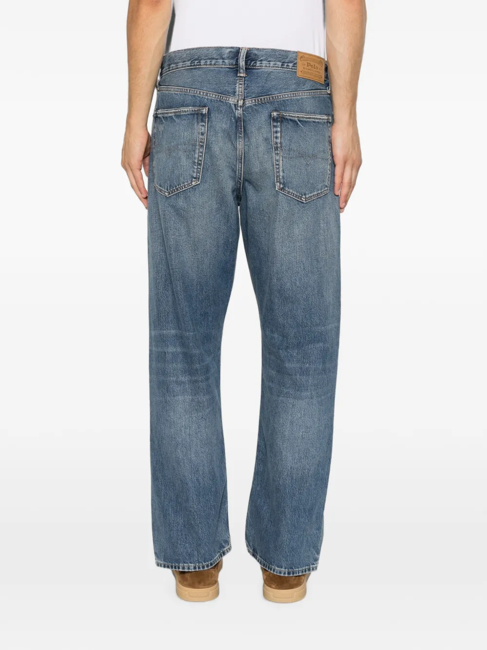 Polo Ralph Lauren Straight jeans met vervaagd effect Blauw