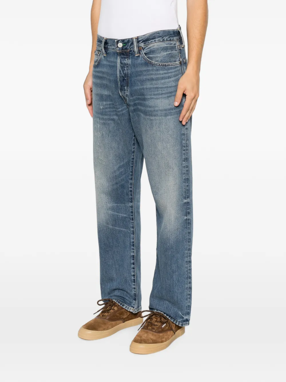 Polo Ralph Lauren Straight jeans met vervaagd effect Blauw