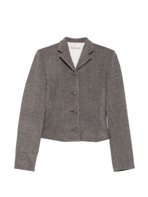 Maggie Marilyn Darling herringbone blazer