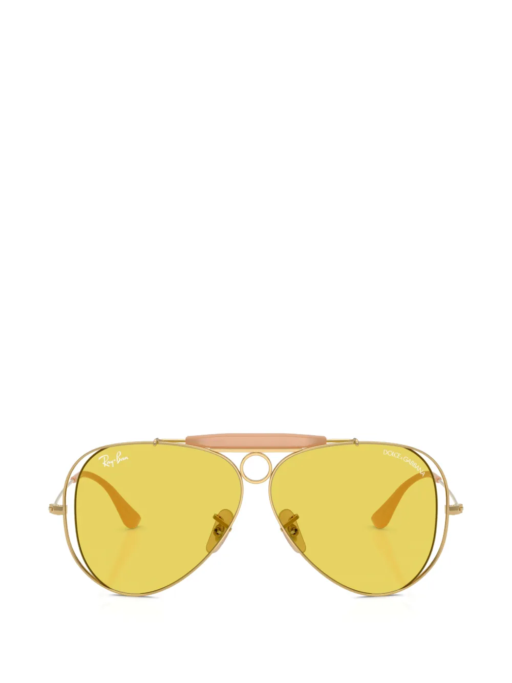 Ray-Ban x Dolce & Gabbana The Shooter aviator sunglasses - Oro