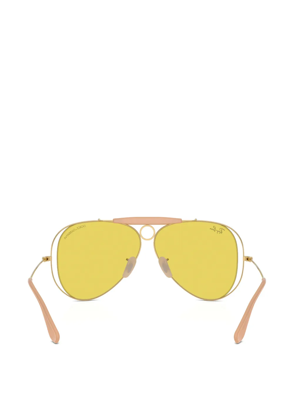 Ray-Ban x Dolce & Gabbana The Shooter zonnebril Goud