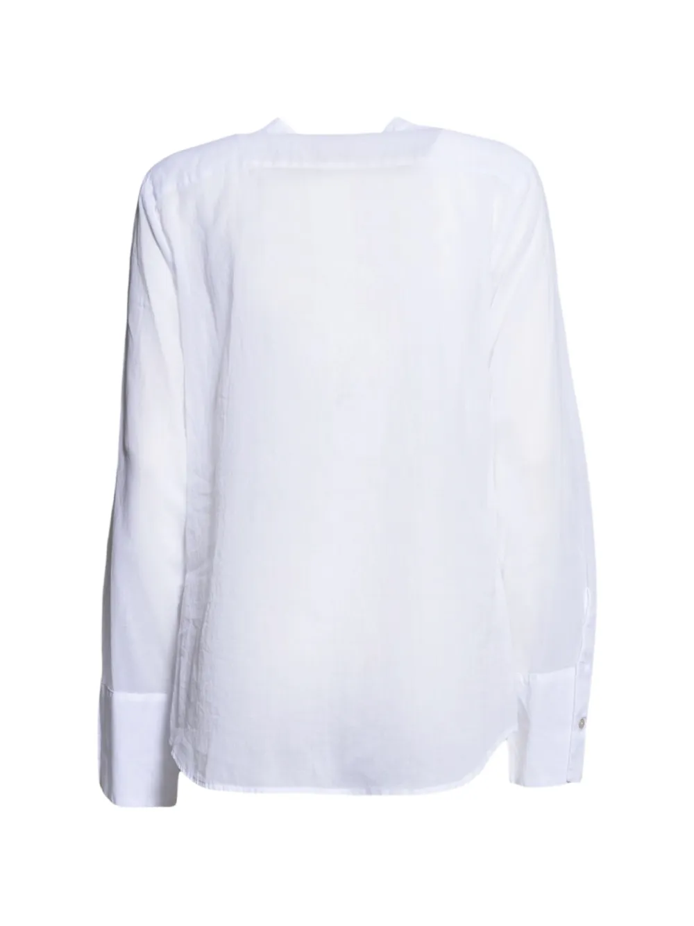  Merci Camisa Sin Cuello Con Botones - Blanco 