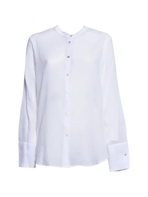 Merci button-up collarless shirt