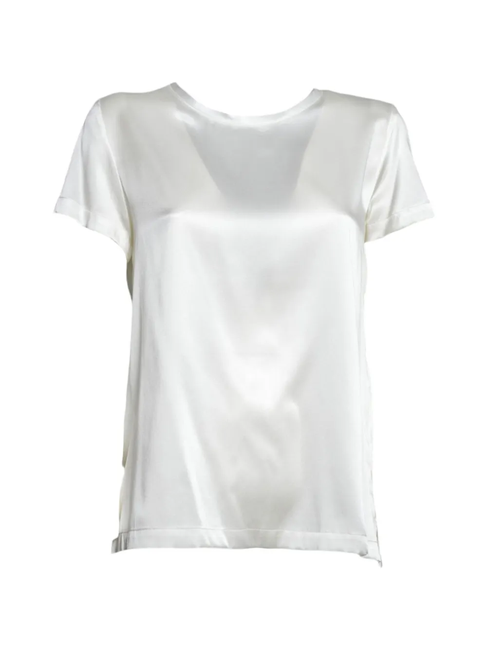 SOLOTRE satin-finish T-shirt