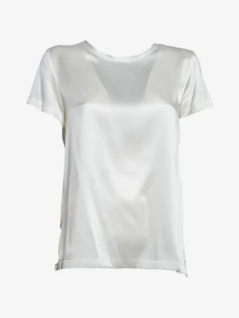 SOLOTRE satin-finish T-shirt