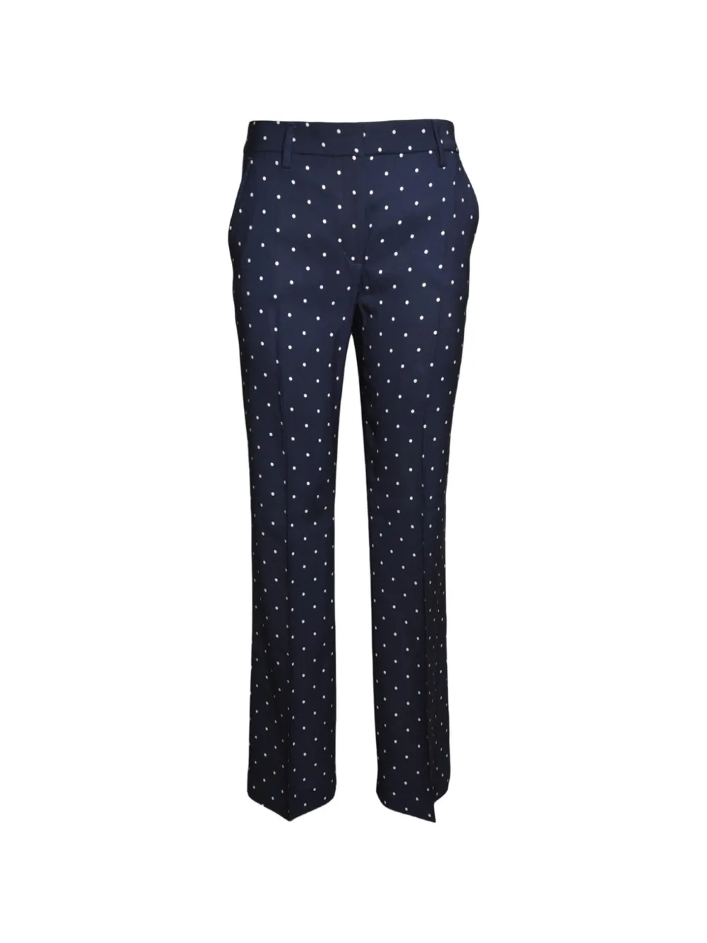 Room 52 polka-dot straight-leg trousers - Blu