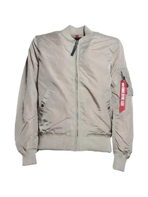 Alpha Industries zip-up bomber jacket