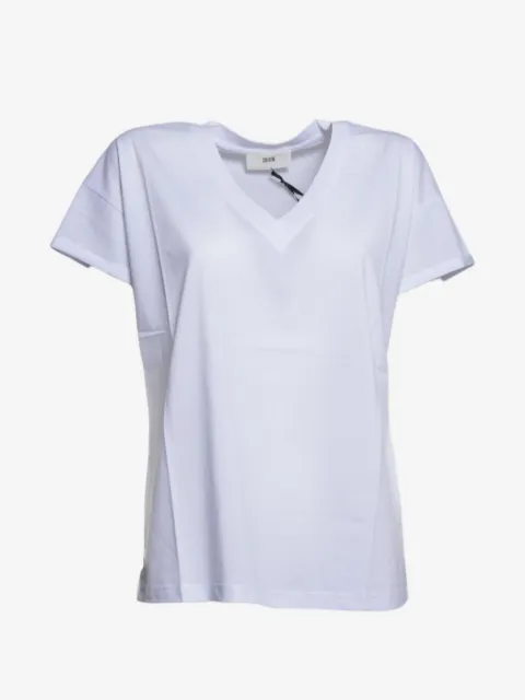 SOLOTRE cotton V-neck T-shirt