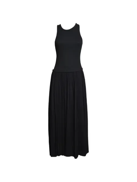 SOLOTRE vestido largo plisado