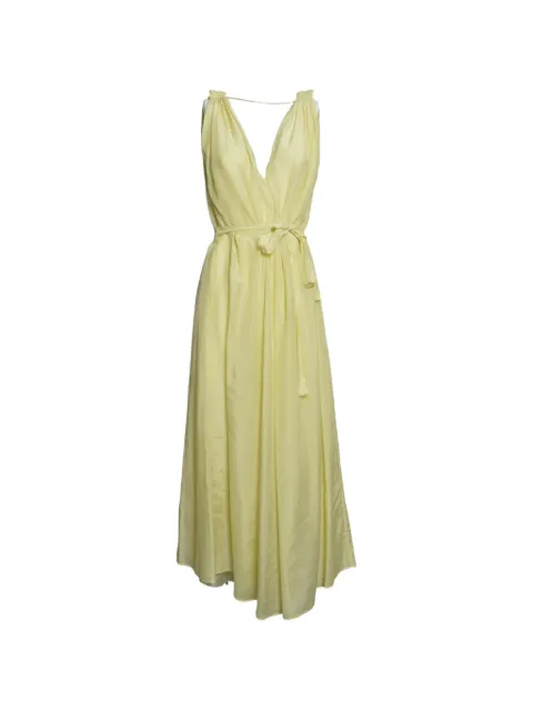 SOLOTRE belted sleeveless dress