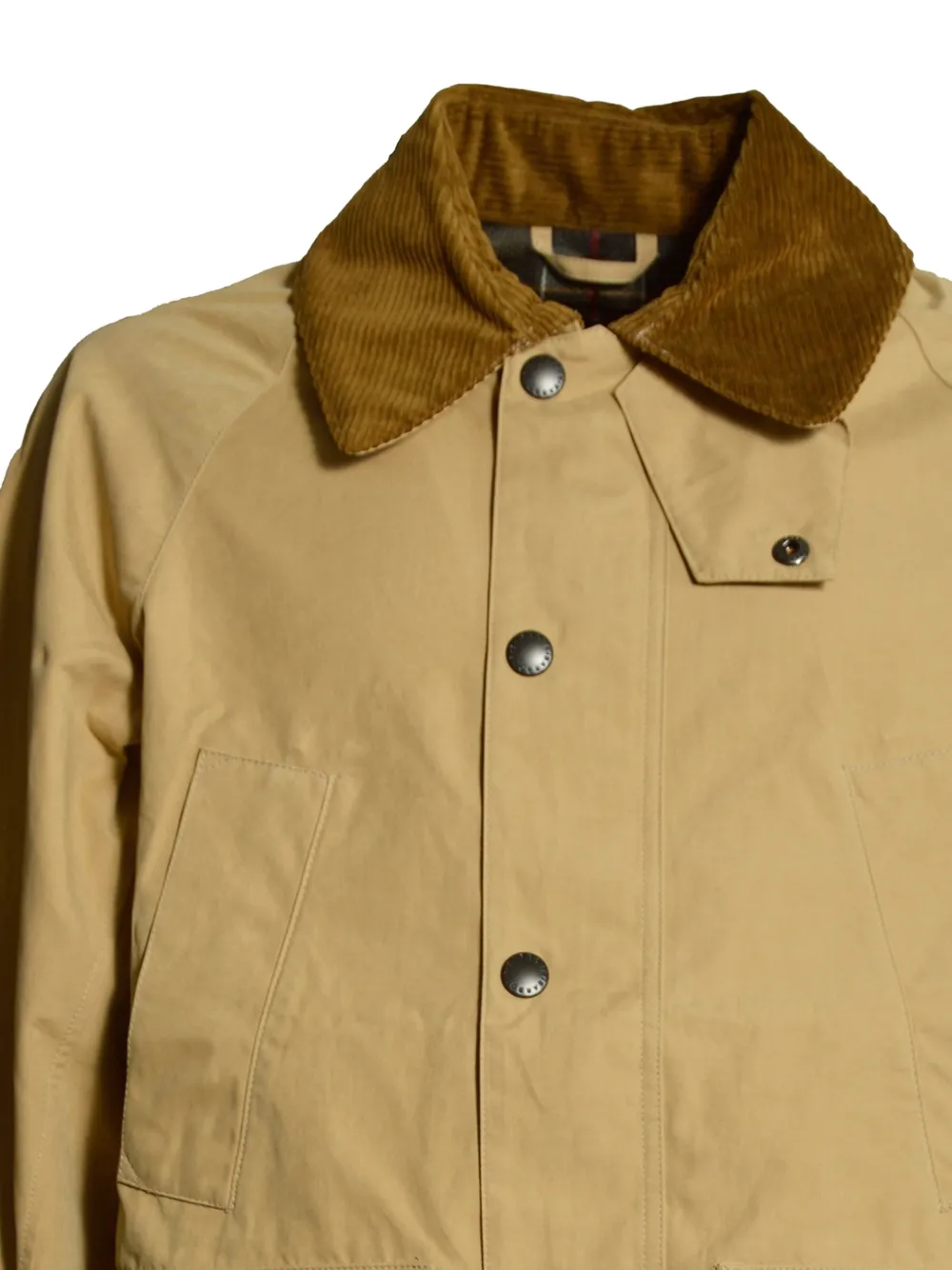  Barbour Abrigo Con Efecto Encerado - Neutro 