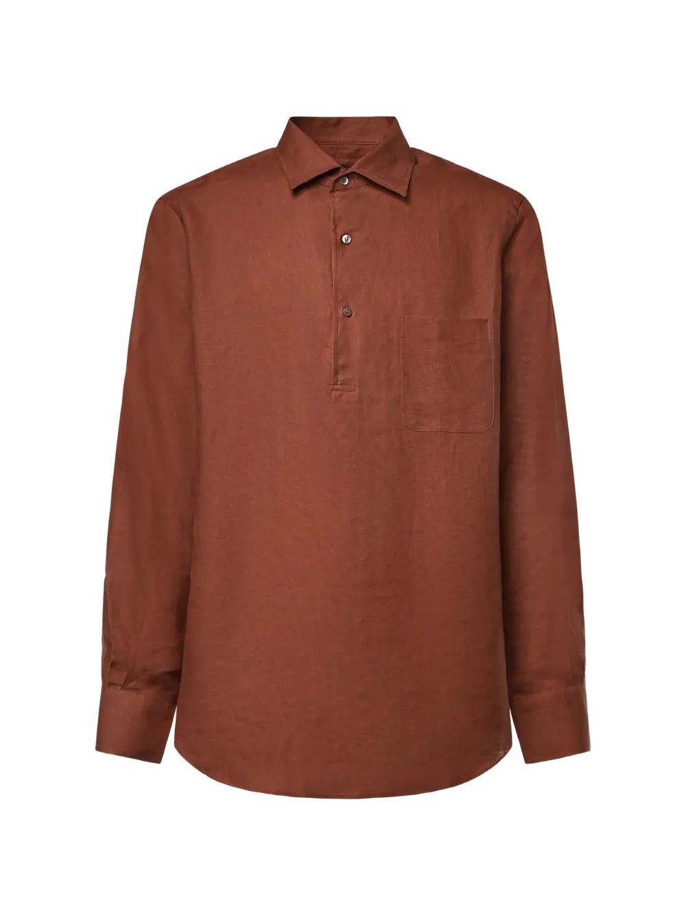 Loro Piana Polo con taschino - Marrone
