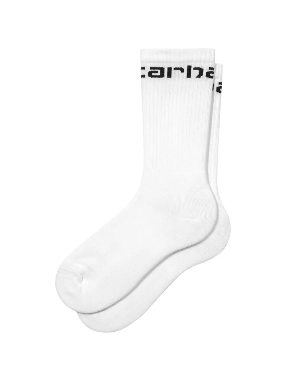 Carhartt WIP logo-intarsia socks - Bianco