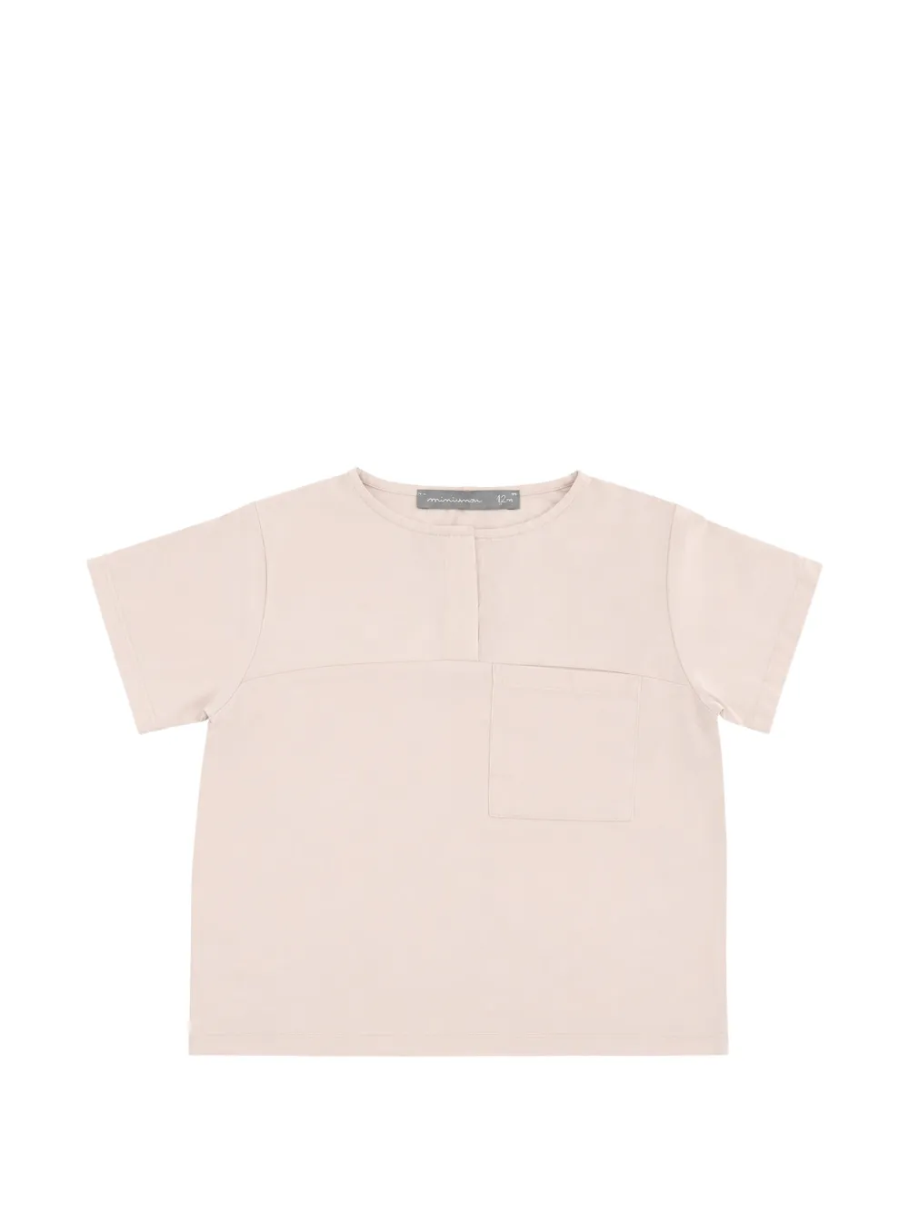 minimù chest-pocket T-shirt - Rosa
