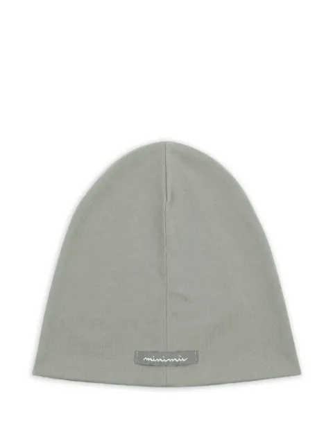minimù gorro tejido con parche del logo